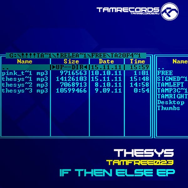 Обложка Thesys - If Then Else EP