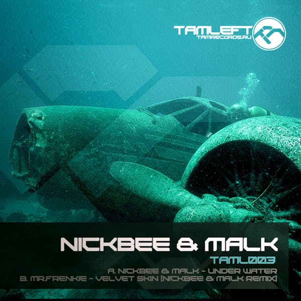 Обложка NickBee, Malk - Underwater, Velvet Skin (remix)